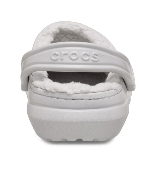 CROCSTM White Classic Lined Clogs for men