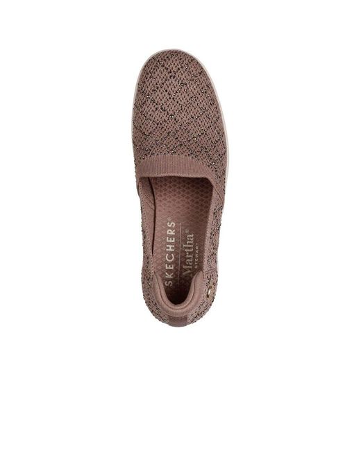 Skechers Brown Pier-Lite My Reflection Wedges