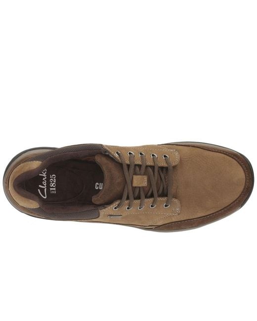 Clarks Baystone Go Gtx Mens Wide Casual Shoes in Brown for Men | Lyst UK