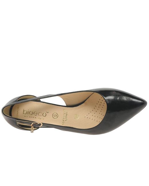 Bioeco Blue Portia Open Court Shoes