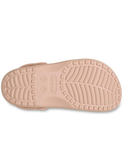 CROCSTM Classic Floral Cut-out Clog Pink Caramel Size 7 Uk / 8 Uk
