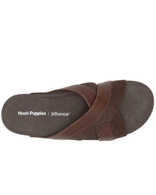 Hush Puppies Brown Merritt Sandals for men