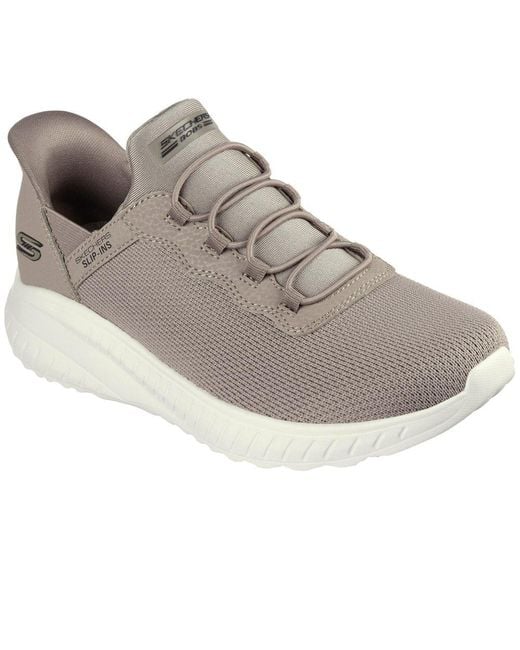 Skechers Gray Bobs Sport Squad Chaos Daily Inspiration Wide Trainers