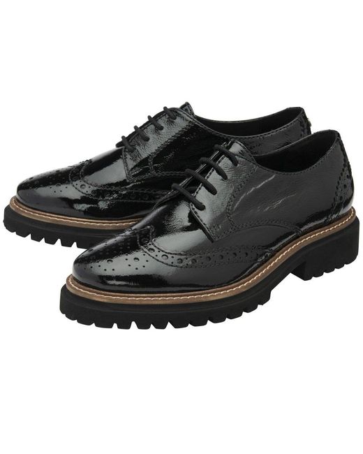 Ravel Black Walsh Brogues