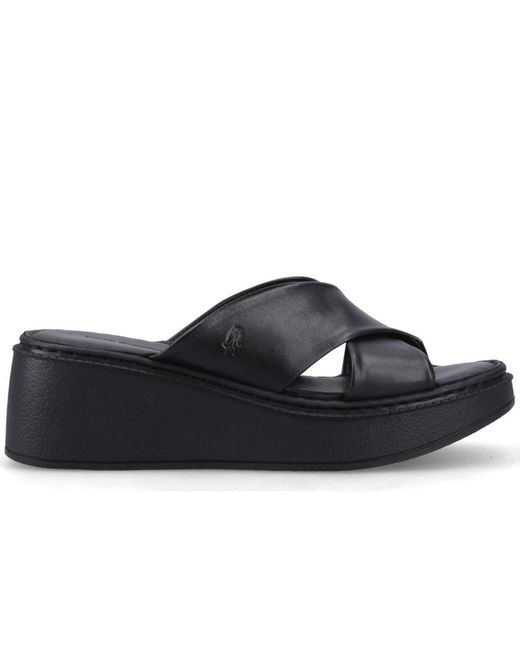 Hush Puppies Blue Bobbi Wedge Sandals