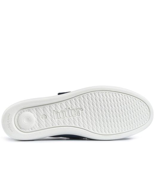 Hotter Blue Wave Casual Slip On Shoes