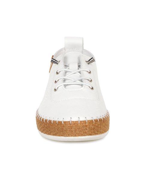 Lunar (GRS) White Evie Shoes