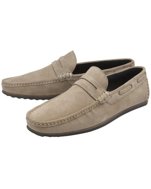 Frank Wright Brown Duggan Loafers for men