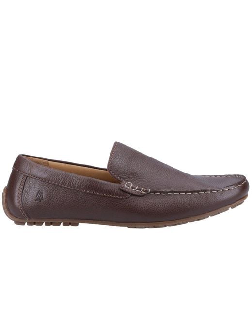 Hush Puppies Brown Ralph Slip On Shoes for men