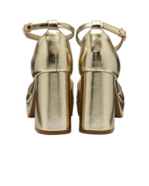 Ravel Metallic Ornsay Platform Heels