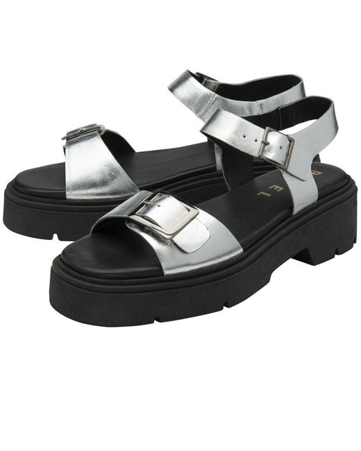 Ravel Black Aire Sandals