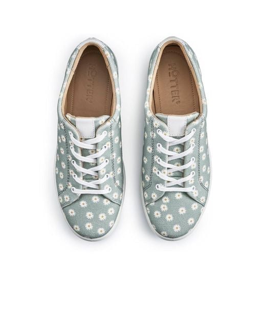 Hotter Blue Molly Wide Fit Trainers