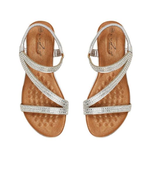 Lunar (GRS) Metallic Jazmine Sandals