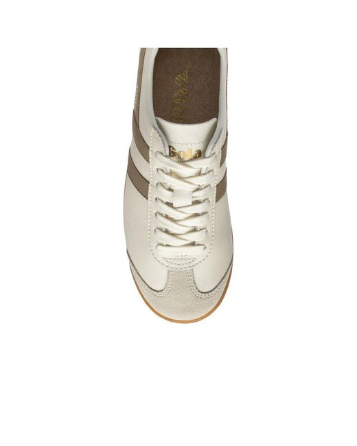 Gola White Bullet Leather Trainers