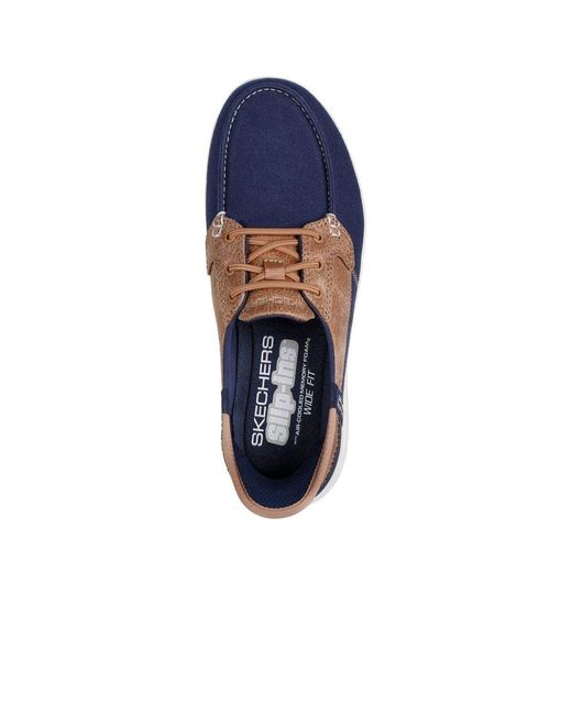 Skechers Blue Palmilla Boat Shoes