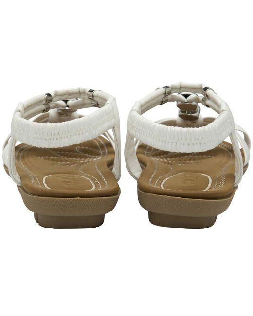 Lotus Metallic Bettina Sandals