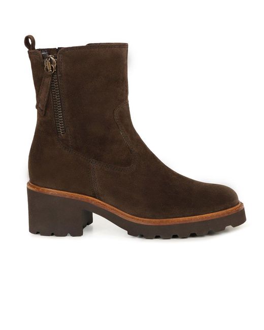 Gabor Brown Euston Ankle Boots