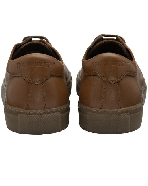 Frank Wright Brown Madeley Trainers for men