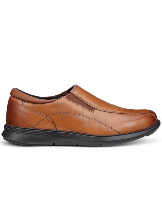 Hotter Brown Xavier Shoes for men