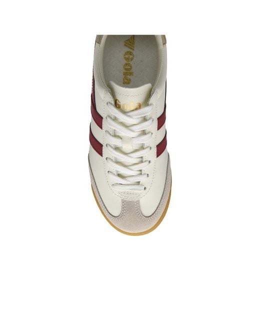 Gola White Torpedo Leather Trainers