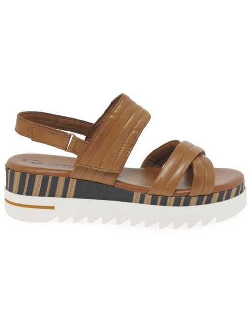 Marco Tozzi Brown Loren Sandals