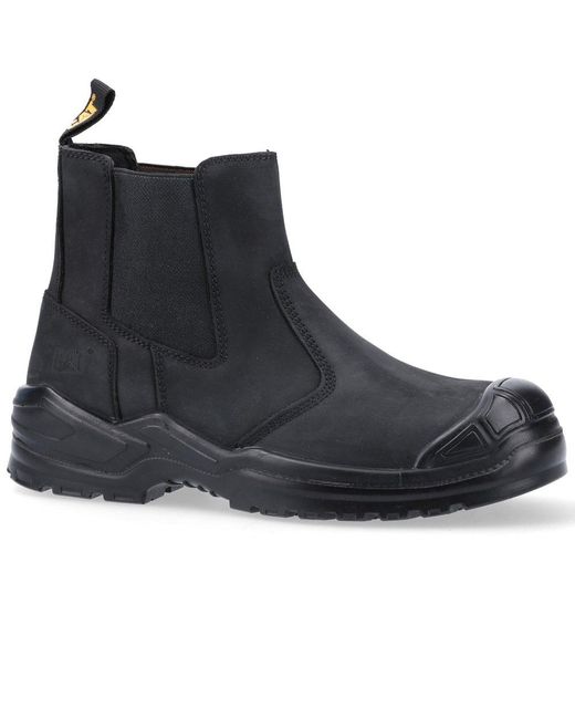 Caterpillar Black Striver Safety Dealer Bump Boots for men