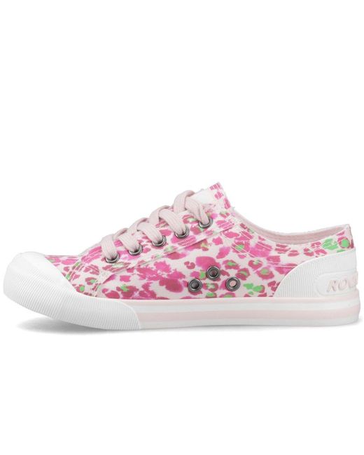 Rocket Dog Pink Jazzin Snap Trainers