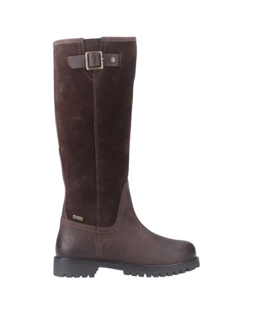 Hunter Brown Canna Knee High Boots