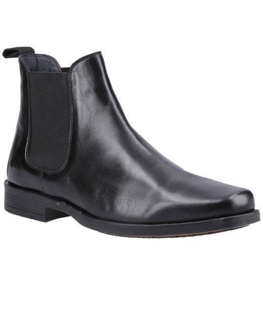 Hush Puppies Black Brennan Chelsea Boots for men