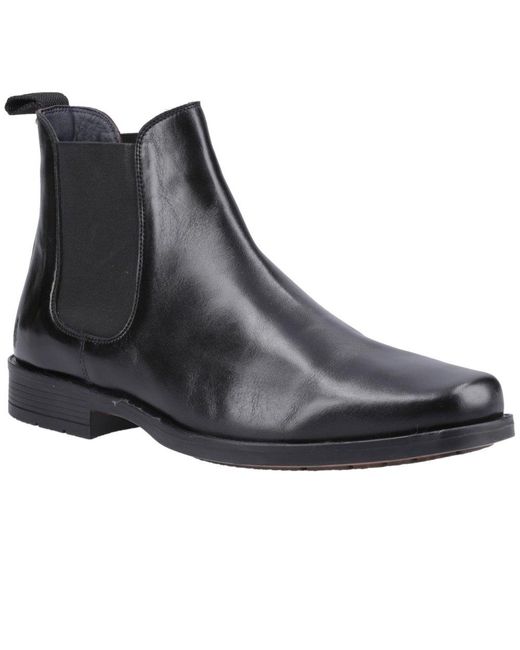 Hush Puppies Black Brennan Chelsea Boots for men