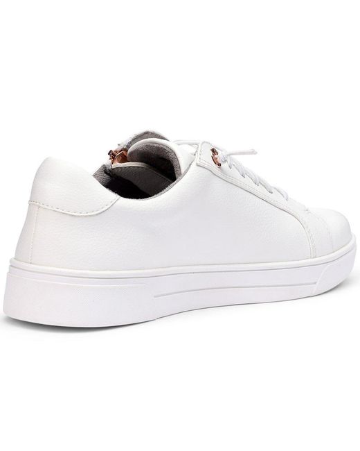 Hotter White Leonie Trainers