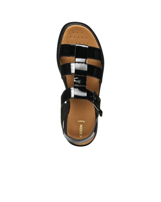 Geox Black D Camalei Sandals