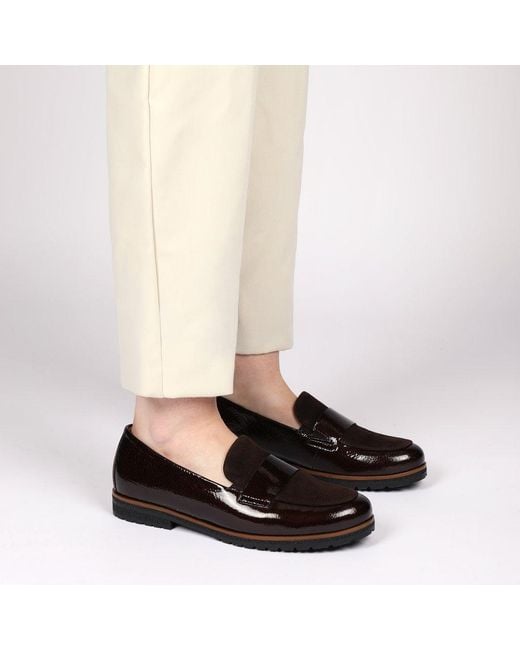 Gabor Brown Elder Loafers