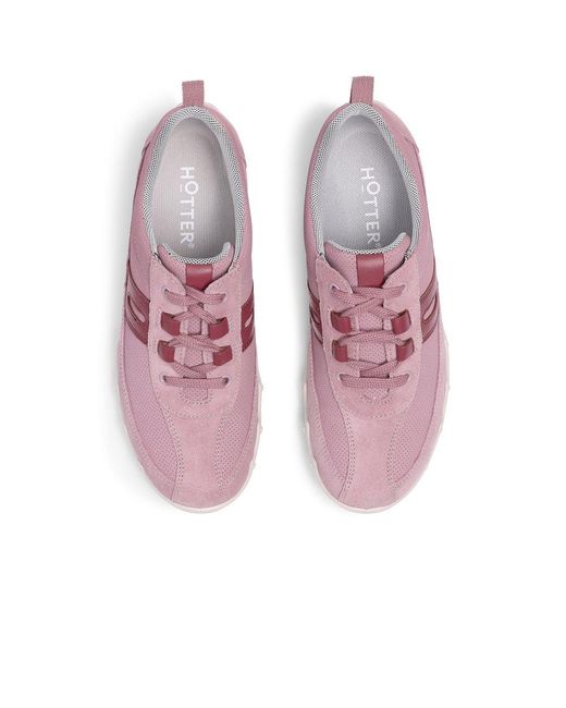 Hotter Pink Leanne Ii Wide Trainers
