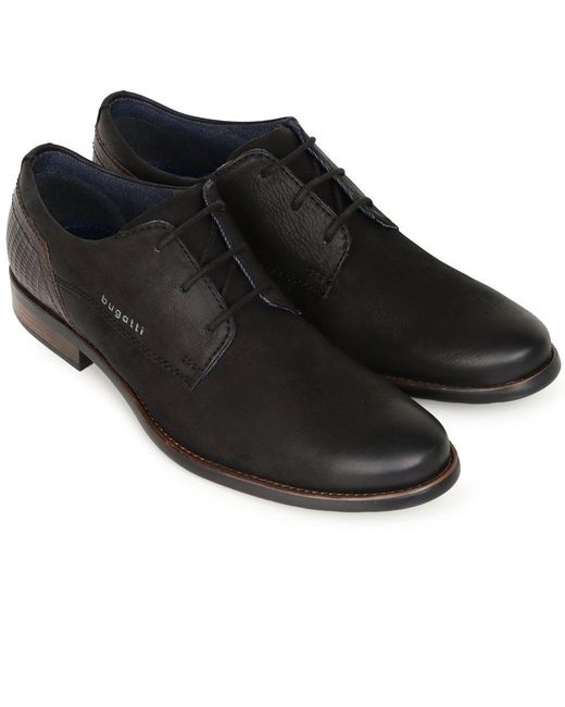 Bugatti Black Lawson Shoes for men