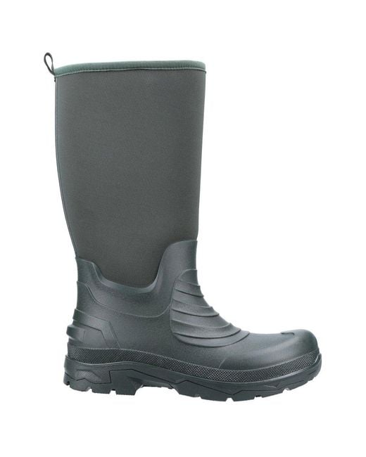 Cotswold Gray Kenwood Wellingtons for men