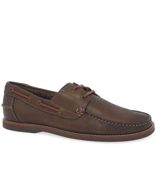 Anatomic & Co Brown Shore Boat Shoes for men