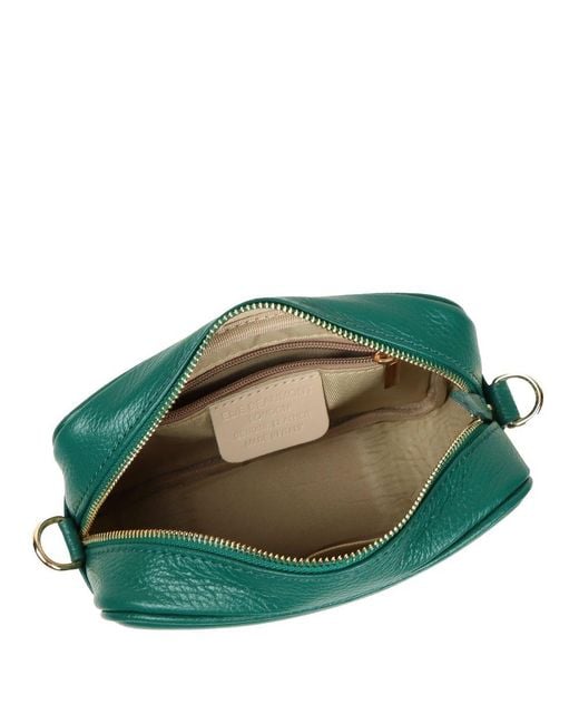 Elie Beaumont Green Crossbody 2 Customisable Handbag