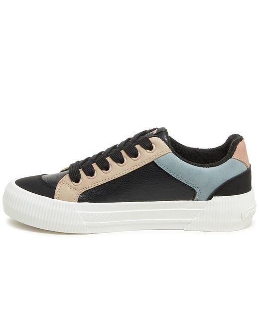 Rocket Dog Black Cheery Blocked Trainers