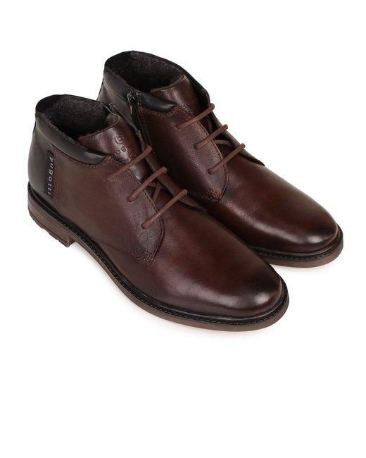 Bugatti Brown Event Boots for men