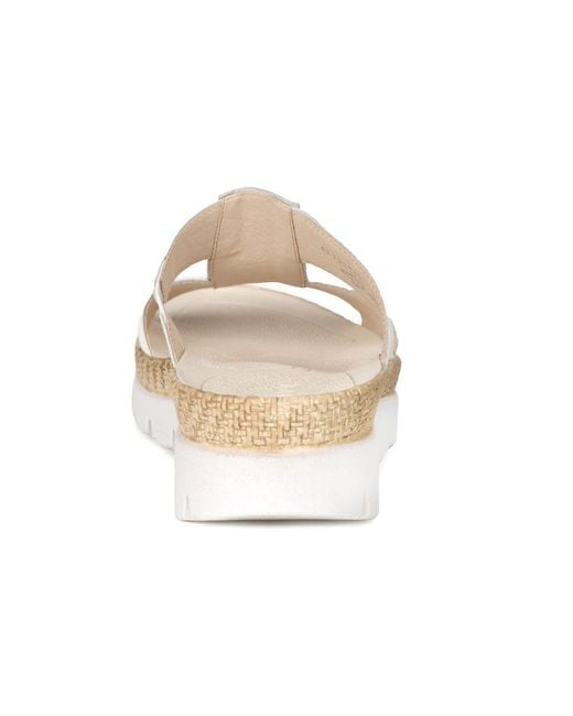 Gabor White Charlie Sandals