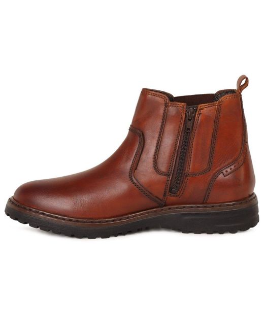 Josef Seibel Brown Erroll 51 Chelsea Boots for men