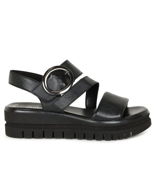 Gabor Black Amarillo Sandals