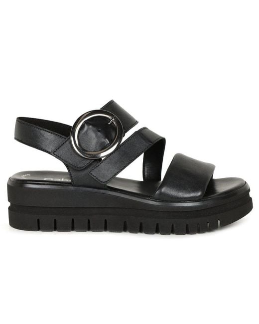 Gabor Black Amarillo Sandals