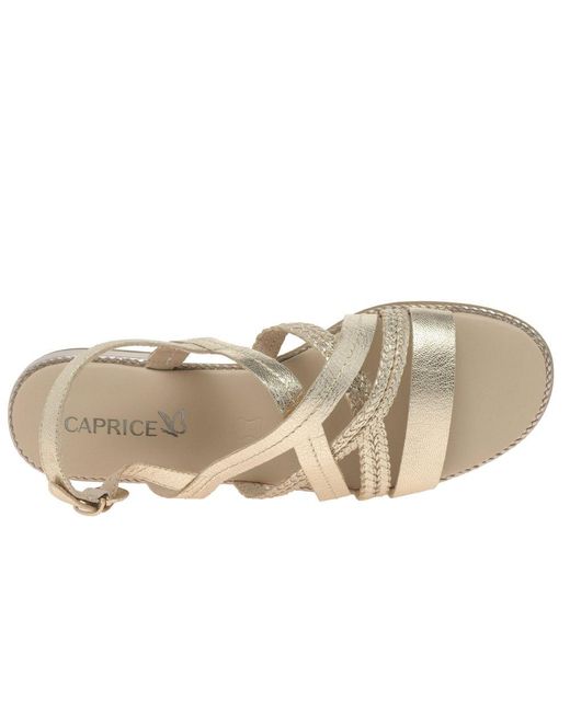 Caprice Metallic Marrakesh Sandals