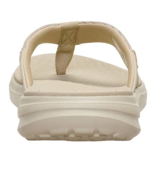 HeyDude Gray Finn Flip Braided Sandals for men