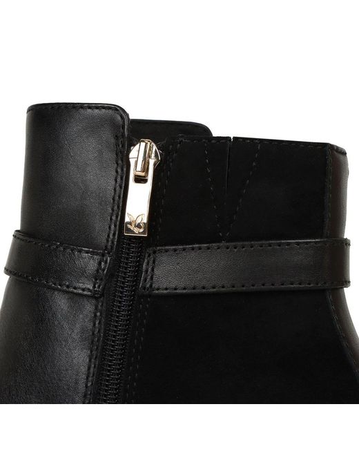 Caprice Black Faith Ankle Boots