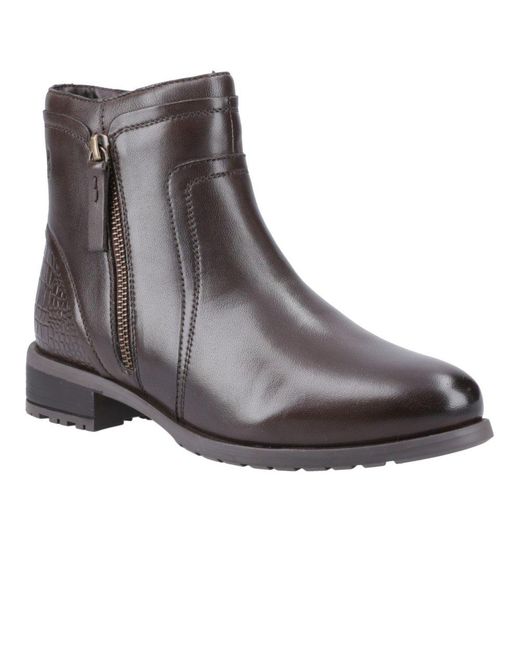 Hush Puppies Gray Scarlett Ankle Boots