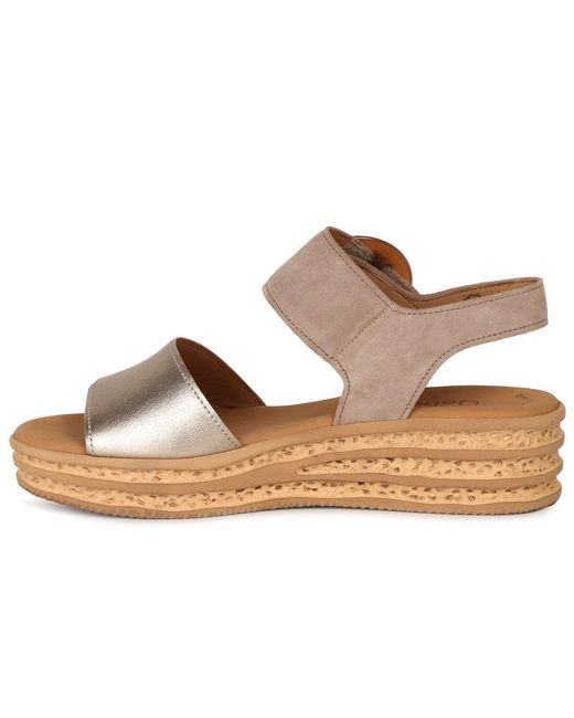 Gabor Brown Andre Sandals