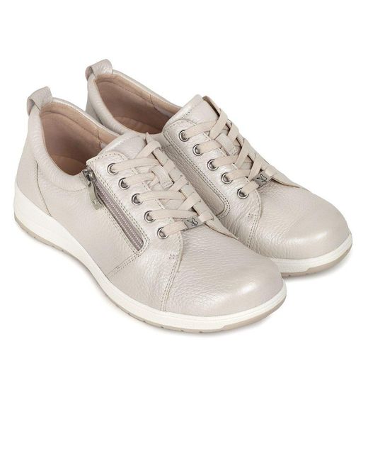 Caprice White Direction Trainers